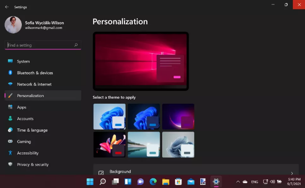 How to personalize Windows 11