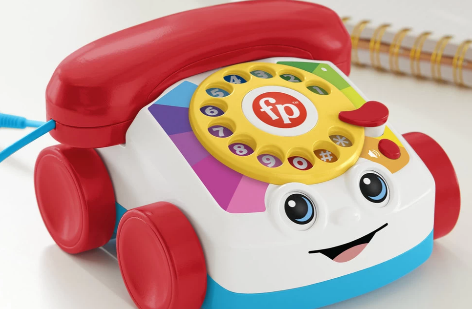You can now get a Fisher-Price Chatter toy telephone that actually works